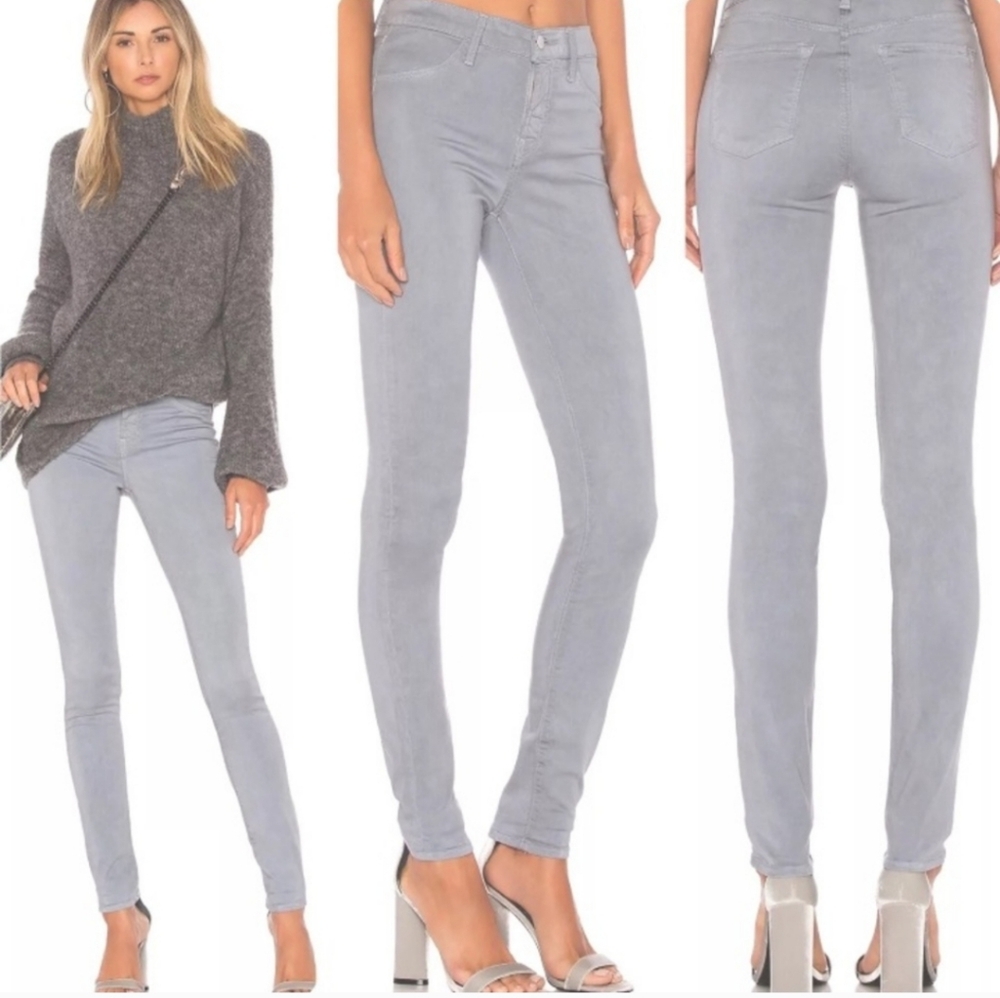 NWT Women's J Brand For Theory Mid-Rise Super Skinny Luxe Sateen 485 Vapor Pants